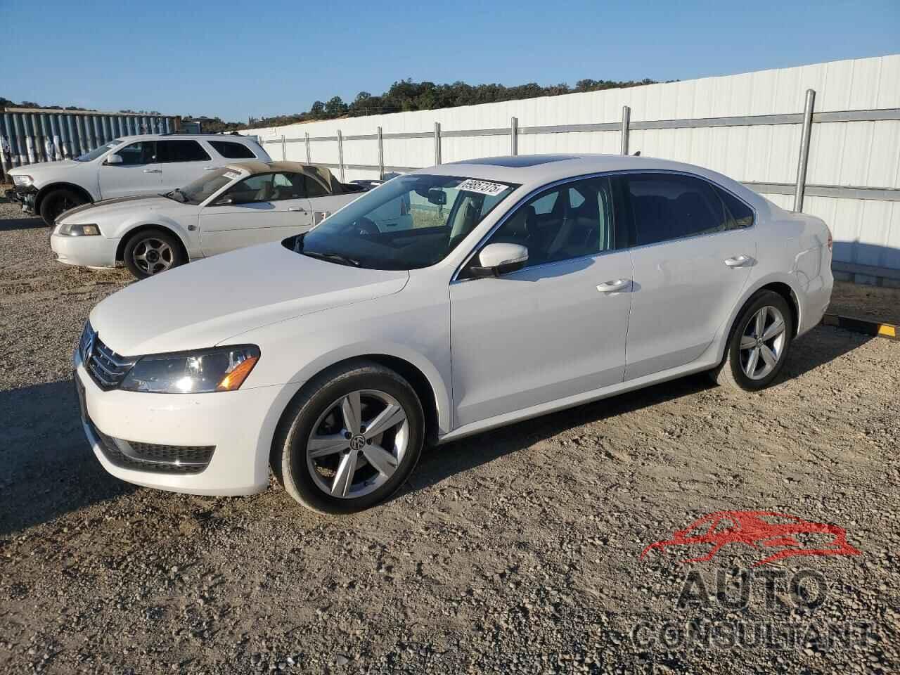 VOLKSWAGEN PASSAT 2013 - 1VWBN7A36DC032514