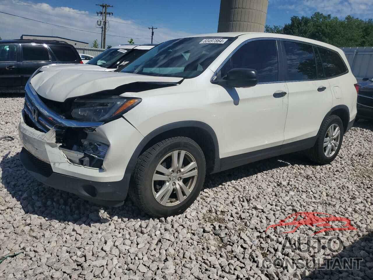 HONDA PILOT 2018 - 5FNYF5H17JB019711