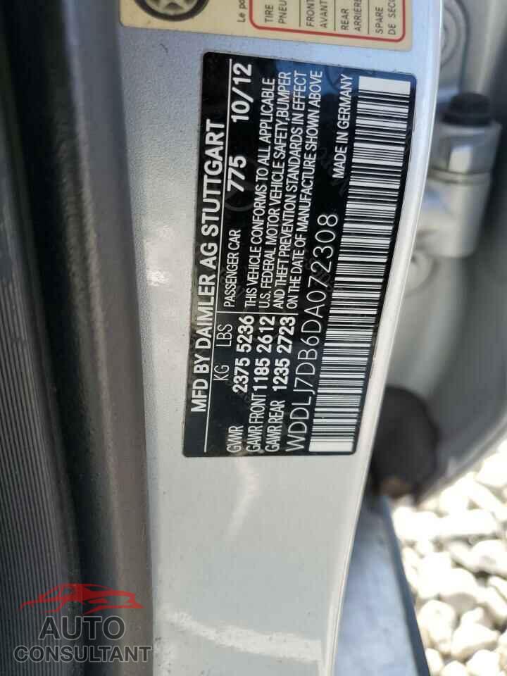 MERCEDES-BENZ CLS-CLASS 2013 - WDDLJ7DB6DA072308