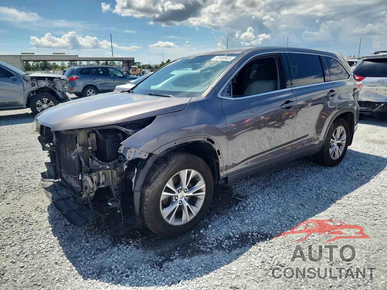 TOYOTA HIGHLANDER 2015 - 5TDBKRFHXFS079493