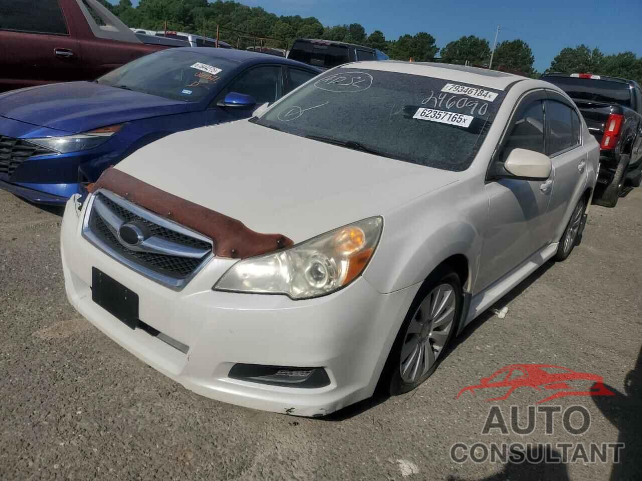SUBARU LEGACY 2010 - 4S3BMBK62A3246090