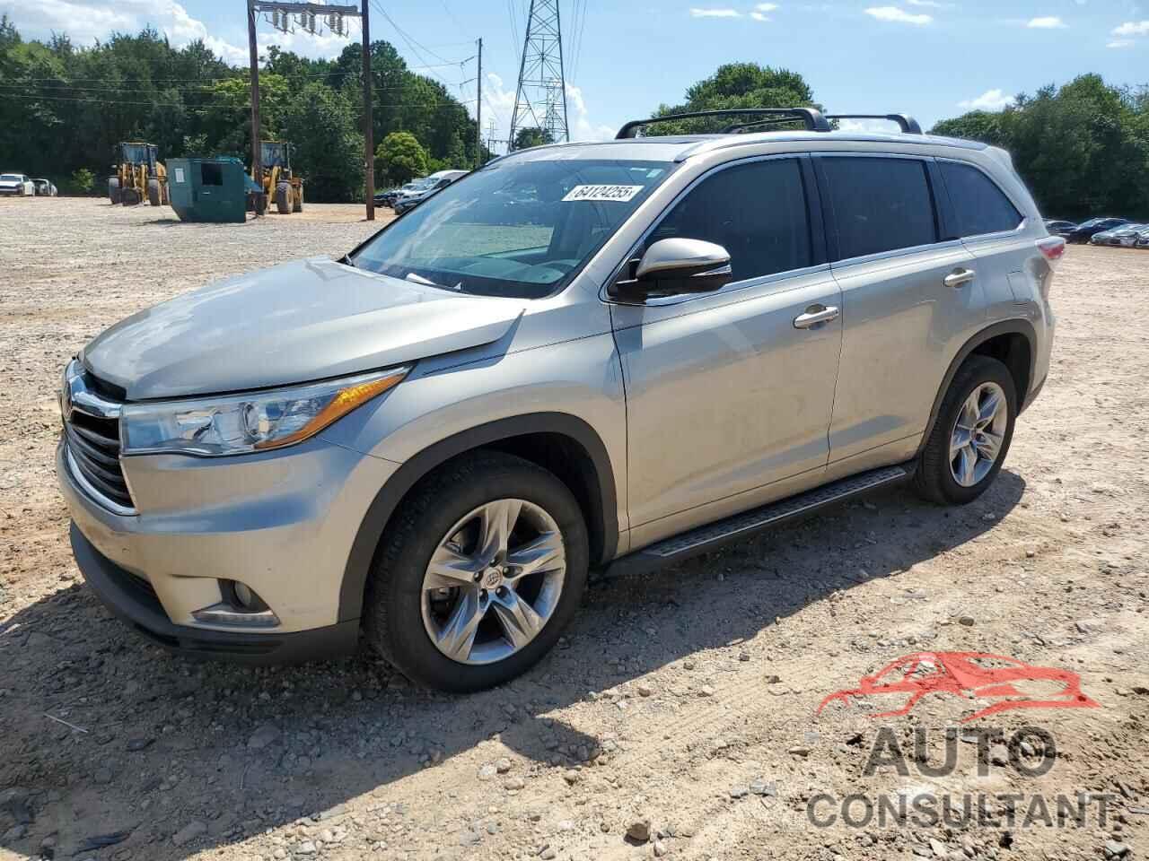 TOYOTA HIGHLANDER 2015 - 5TDYKRFH7FS049247