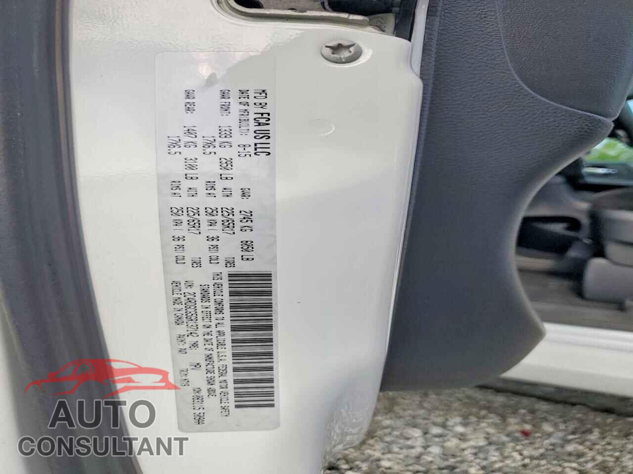 DODGE CARAVAN 2016 - 2C4RDGCG5GR137142