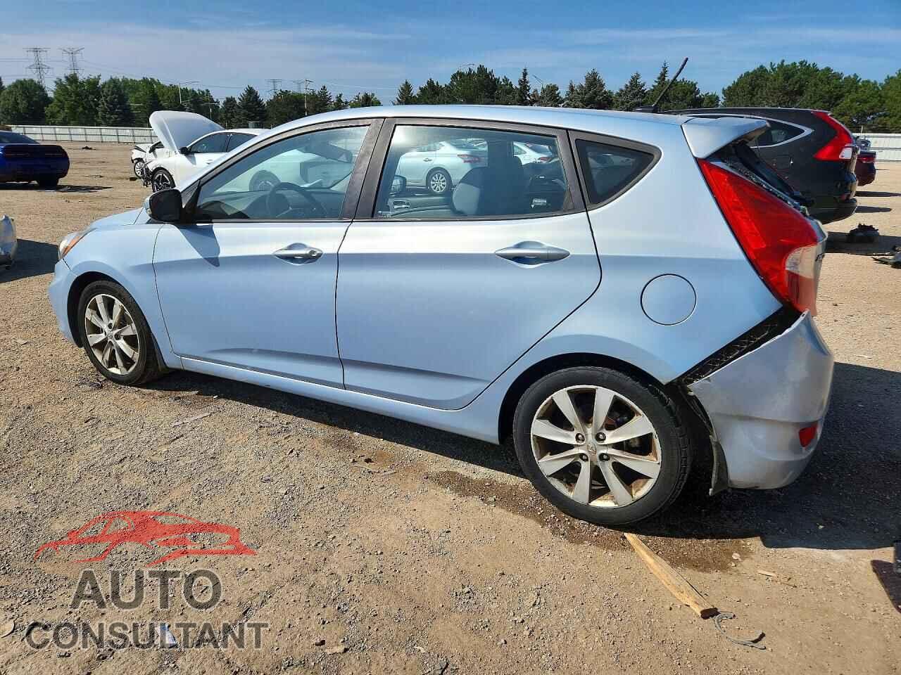 HYUNDAI ACCENT 2013 - KMHCU5AEXDU102974
