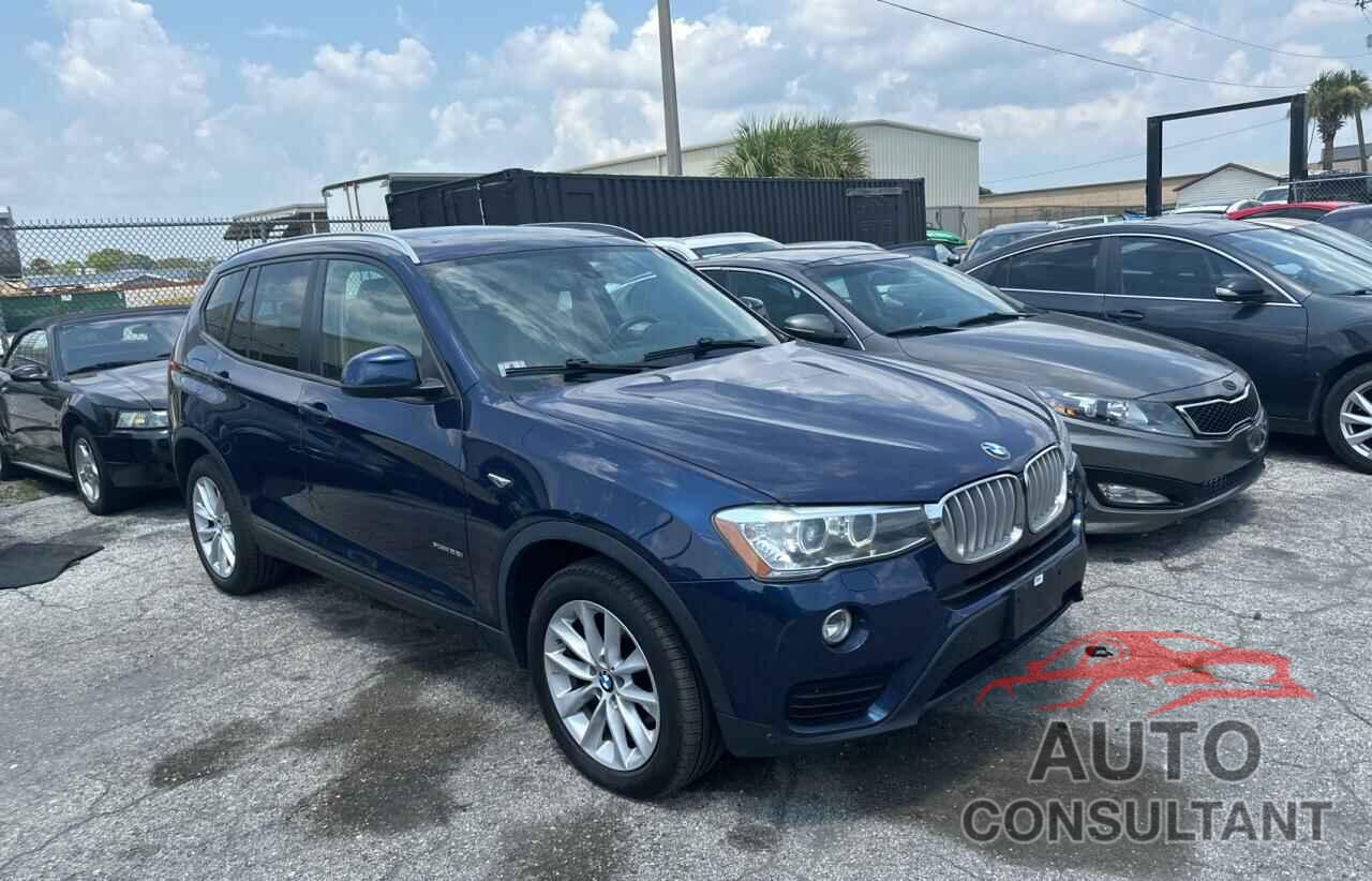 BMW X3 2016 - 5UXWX9C57G0D89085