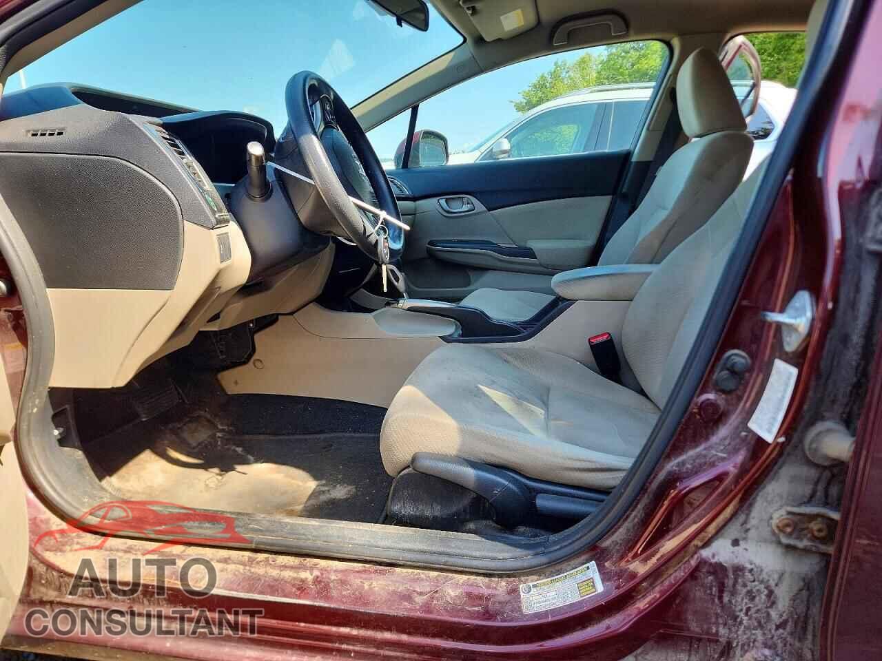 HONDA CIVIC 2013 - 19XFB2F56DE224549