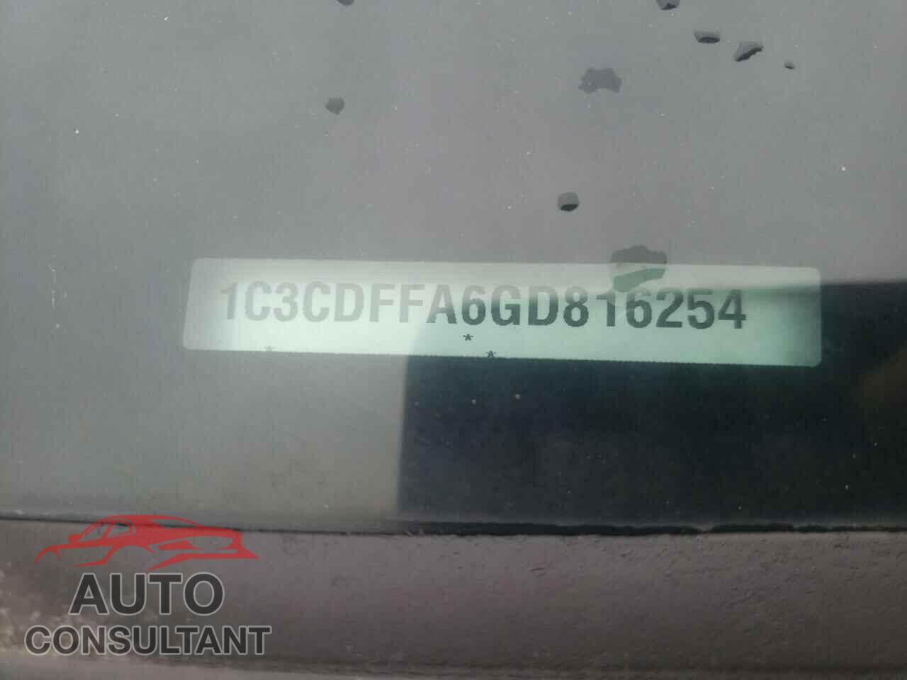 DODGE DART 2016 - 1C3CDFFA6GD816254