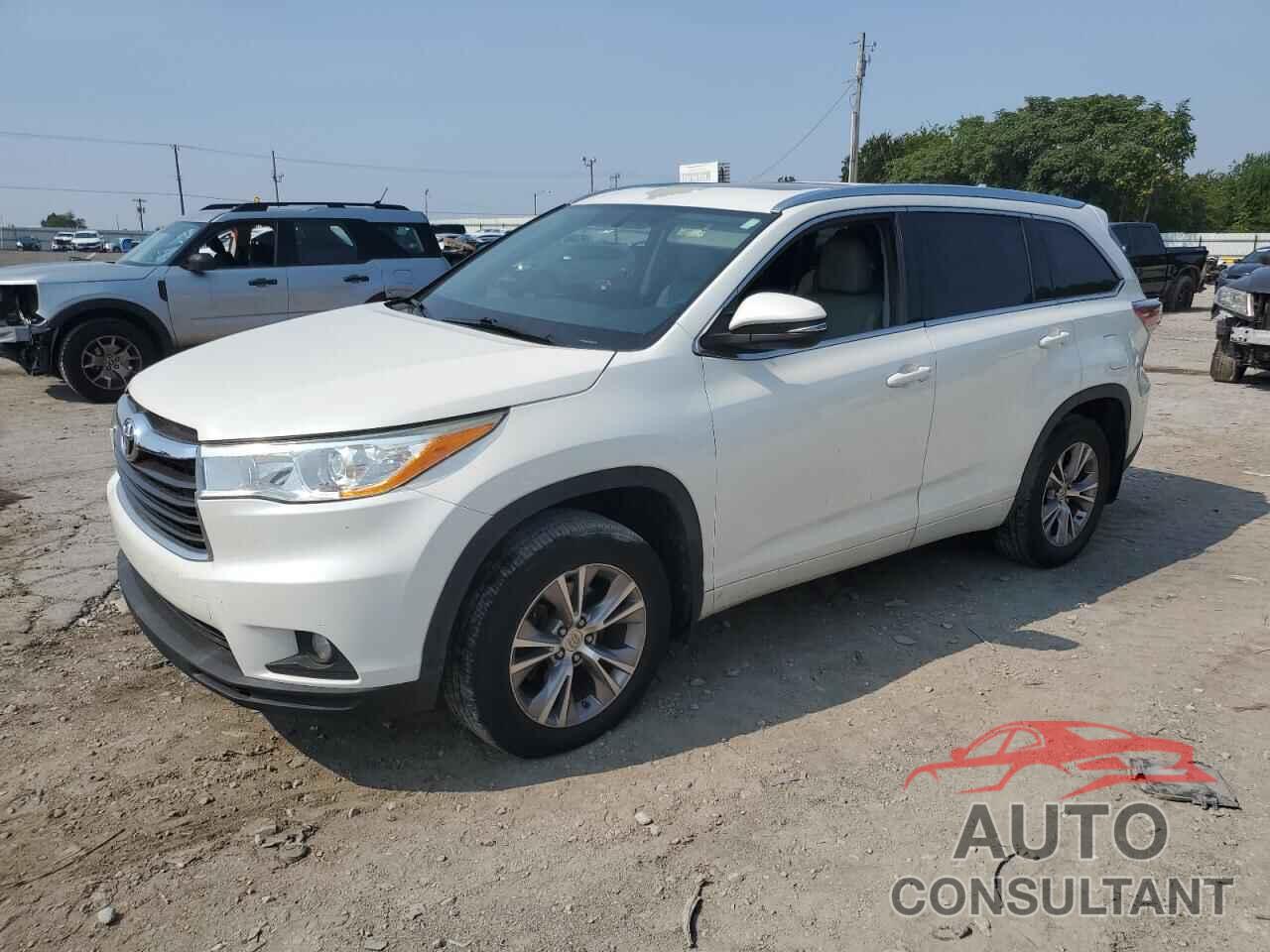 TOYOTA HIGHLANDER 2015 - 5TDJKRFH1FS188209