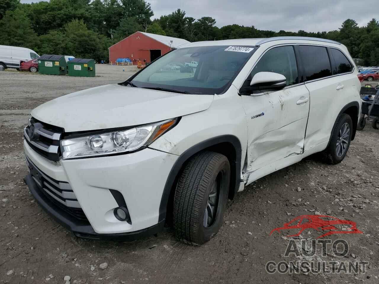 TOYOTA HIGHLANDER 2018 - 5TDJGRFH0JS044712