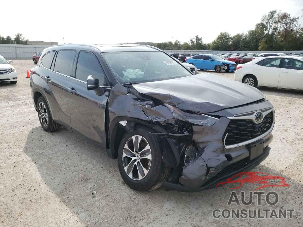 TOYOTA HIGHLANDER 2021 - 5TDGZRAH2MS526257