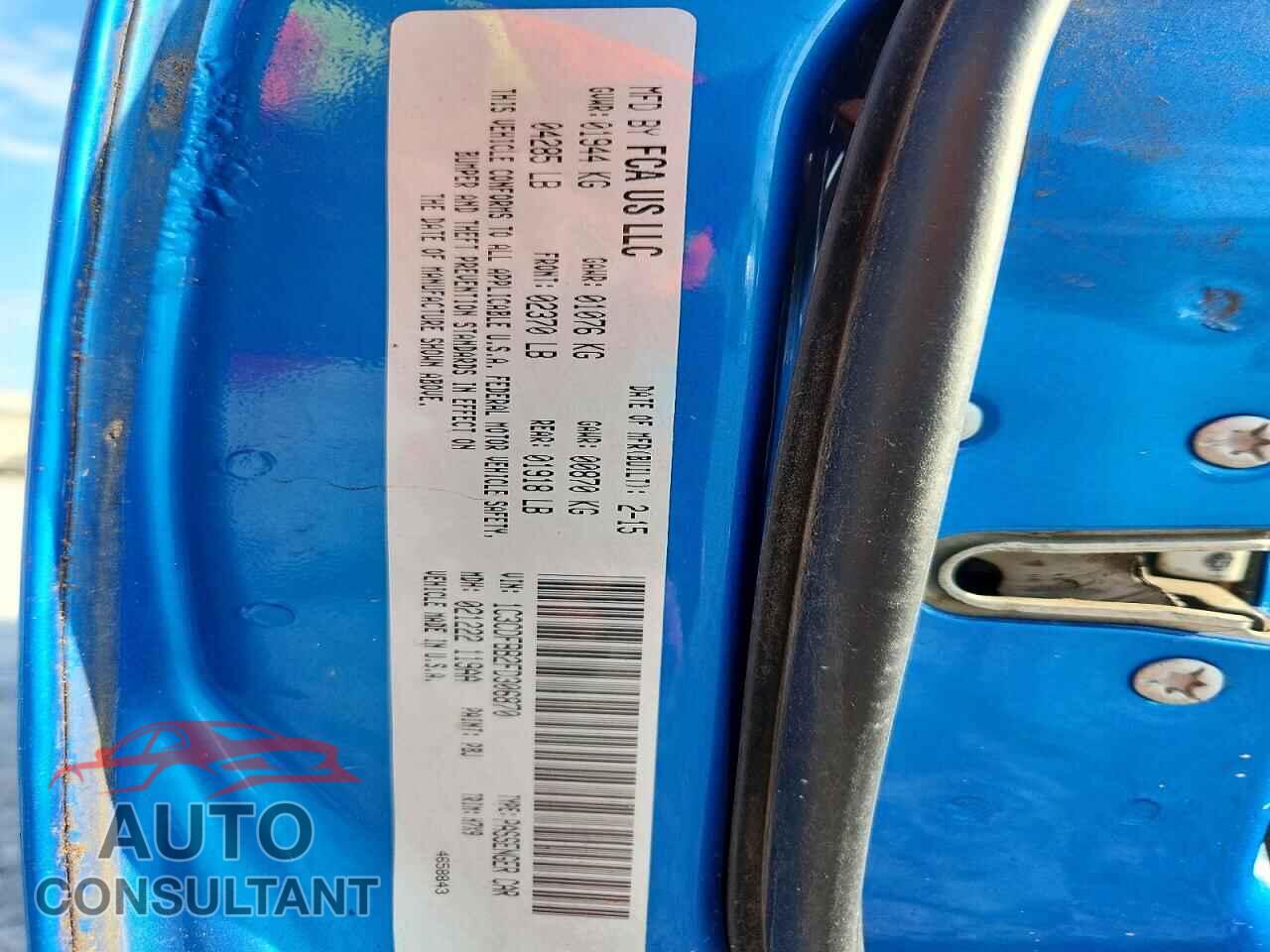 DODGE DART 2015 - 1C3CDFBB2FD306870