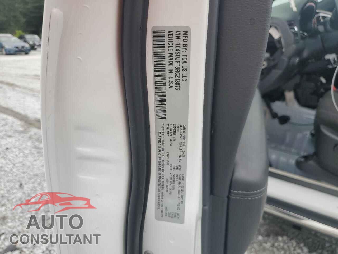 DODGE DURANGO 2024 - 1C4SDJFT8RC213875