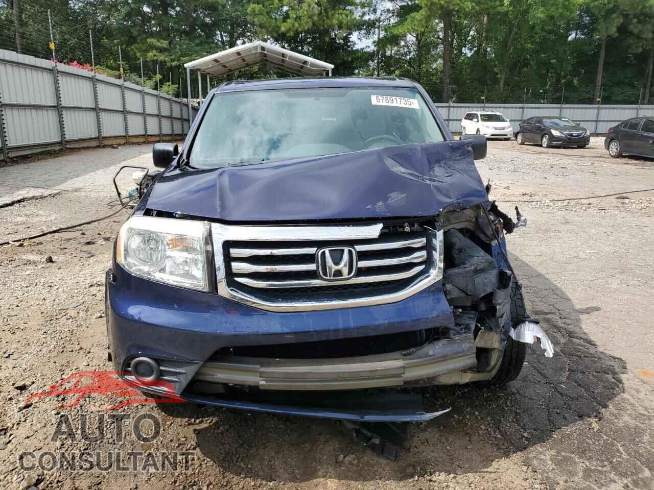 HONDA PILOT 2013 - 5FNYF3H27DB003316