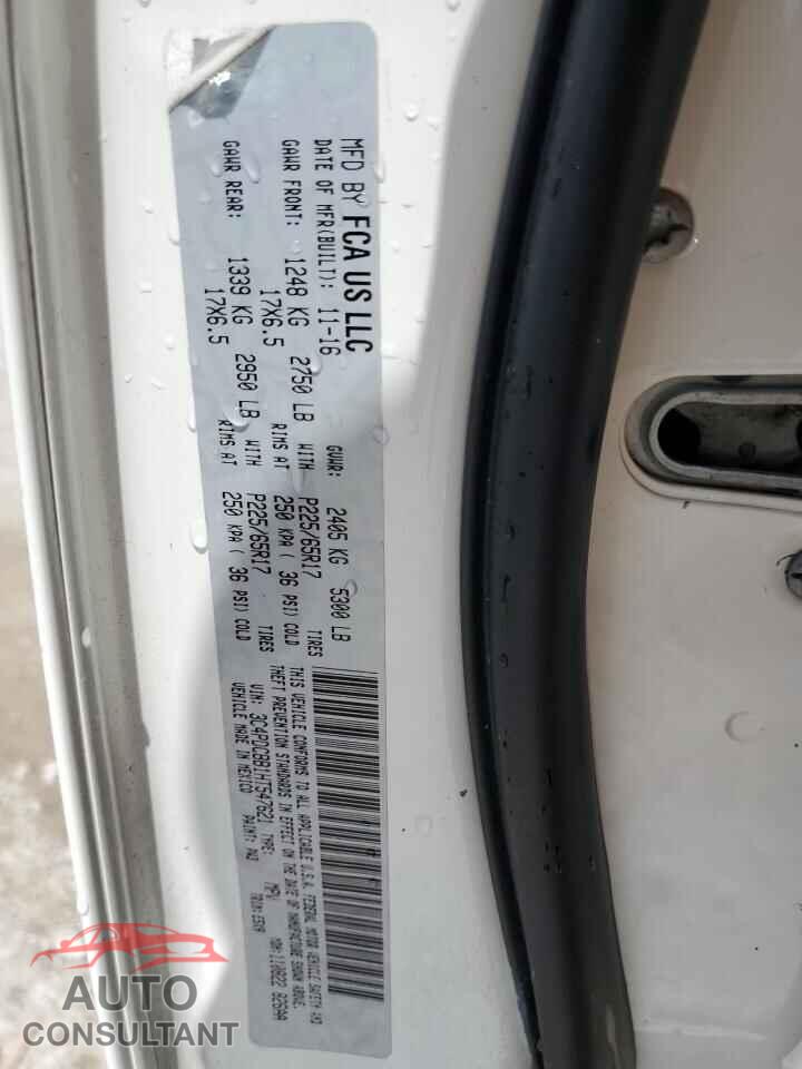 DODGE JOURNEY 2017 - 3C4PDCBB1HT547621