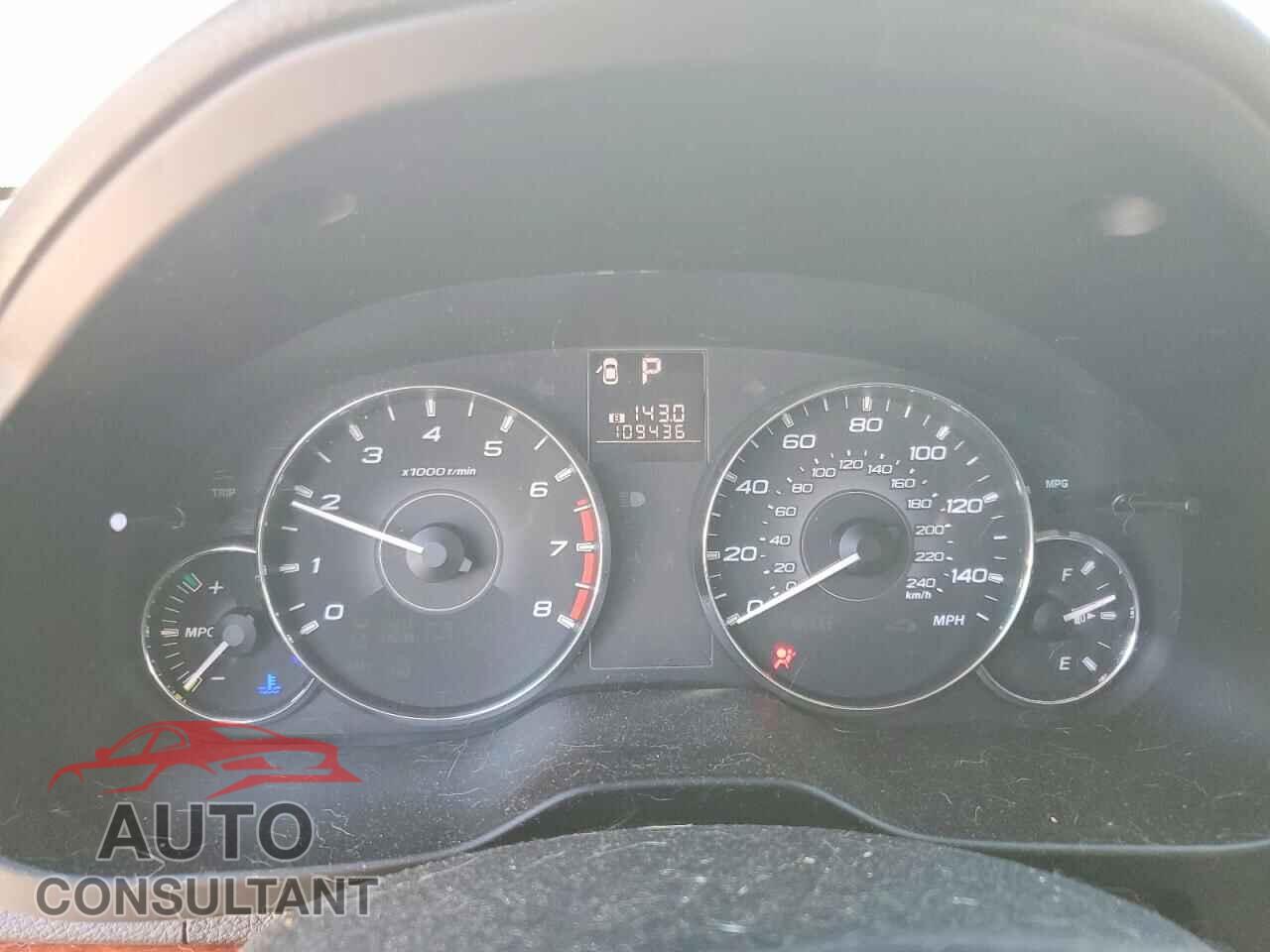 SUBARU OUTBACK 2012 - 4S4BRBKC3C3213329