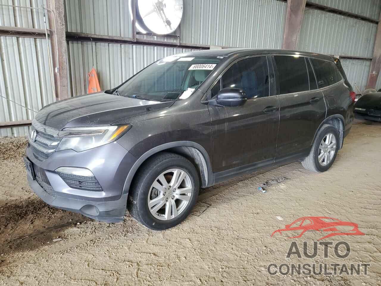 HONDA PILOT 2017 - 5FNYF5H17HB012736