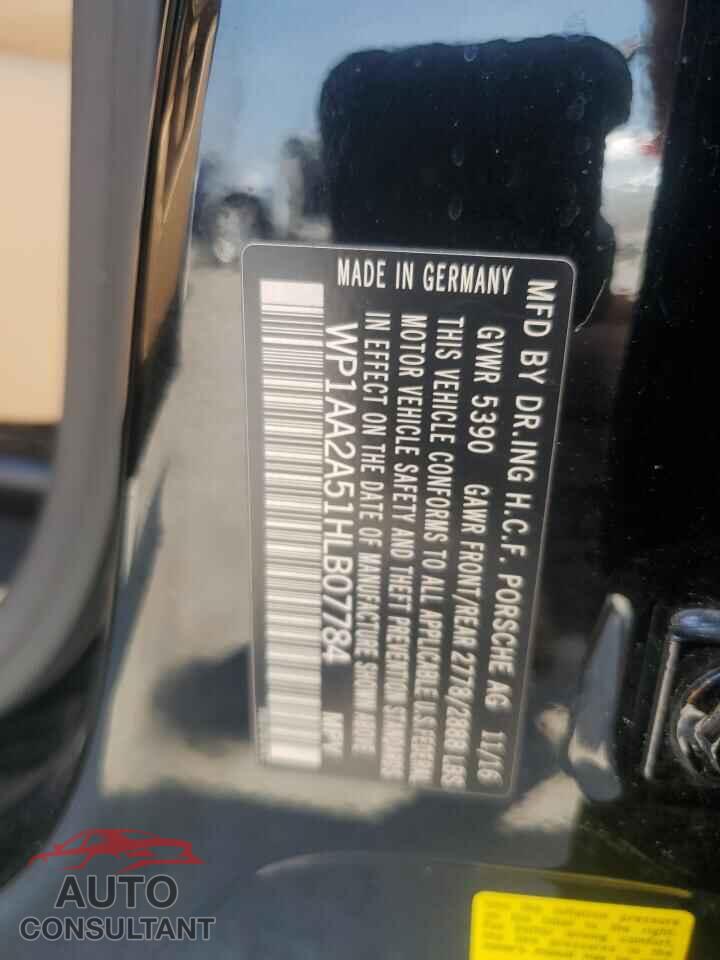 PORSCHE MACAN 2017 - WP1AA2A51HLB07784