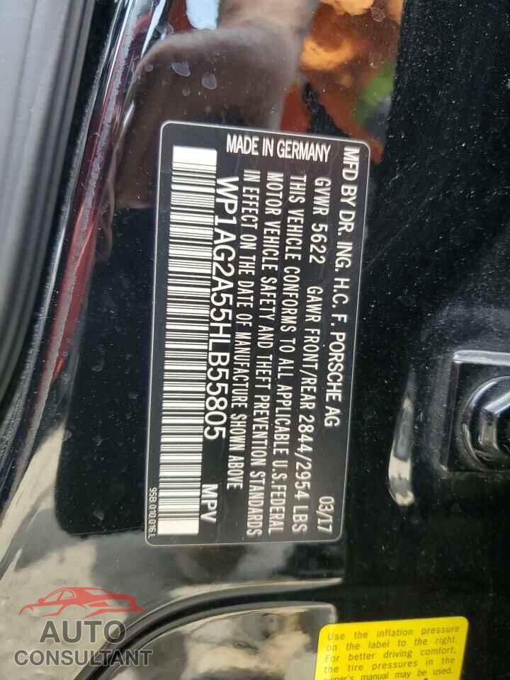 PORSCHE MACAN 2017 - WP1AG2A55HLB55805