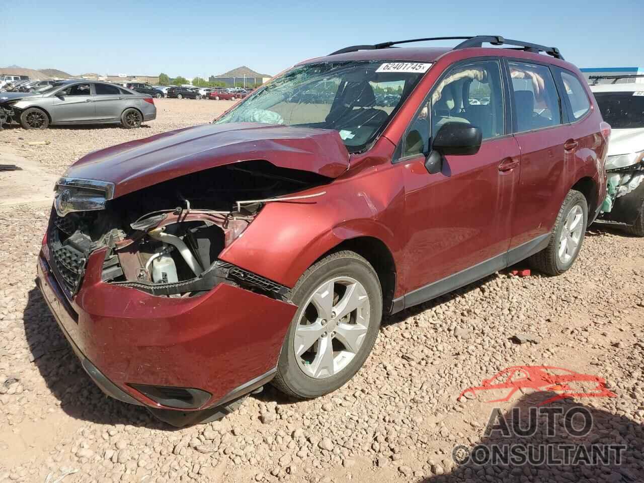SUBARU FORESTER 2016 - JF2SJABC8GH545136
