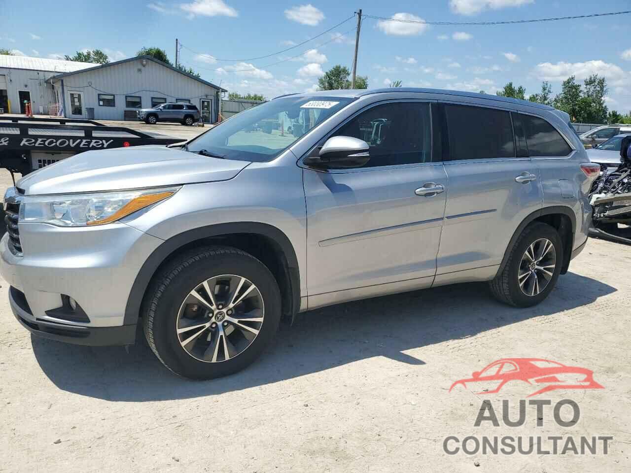 TOYOTA HIGHLANDER 2016 - 5TDJKRFH7GS343136