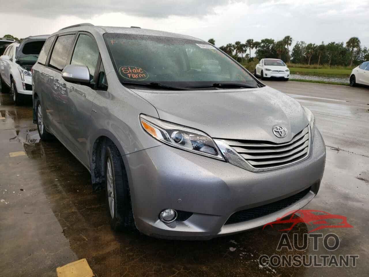 TOYOTA SIENNA 2017 - 5TDDZ3DC7HS177327