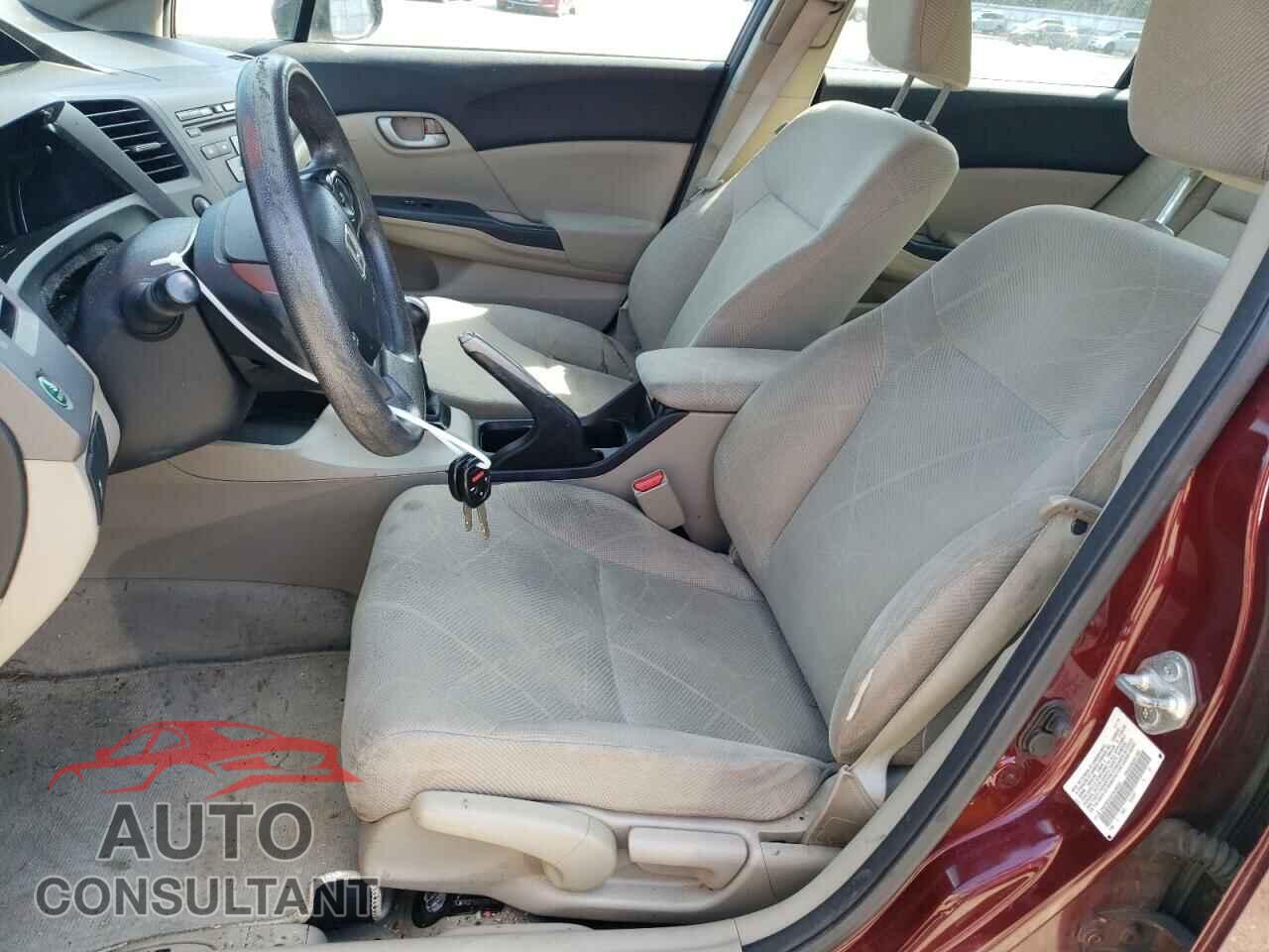 HONDA CIVIC 2012 - 2HGFB2E50CH538364