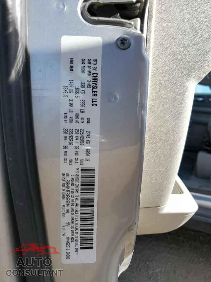 DODGE CARAVAN 2009 - 2D8HN44E29R628244
