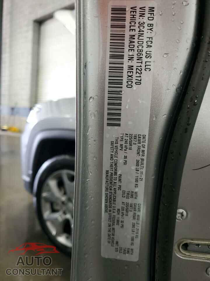JEEP COMPASS 2022 - 3C4NJDCB6NT122170