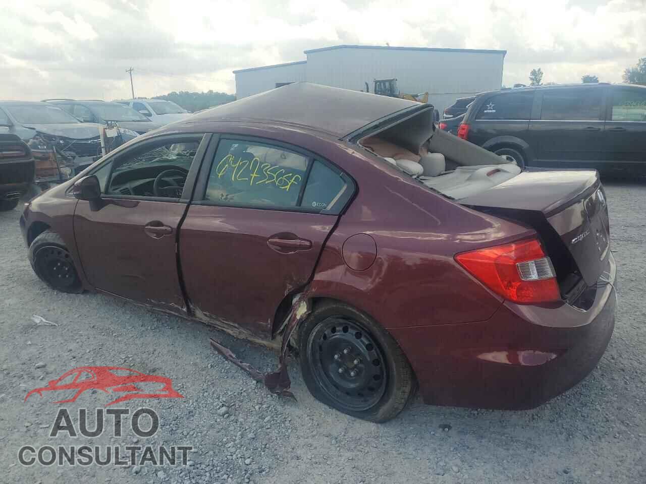 HONDA CIVIC 2012 - 2HGFB2F53CH600242