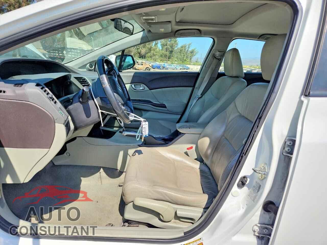 HONDA CIVIC 2012 - 19XFB2F95CE300151