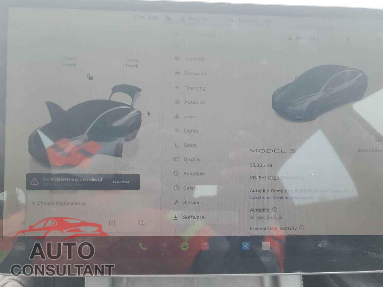TESLA MODEL 3 2023 - 5YJ3E1EA8PF487076