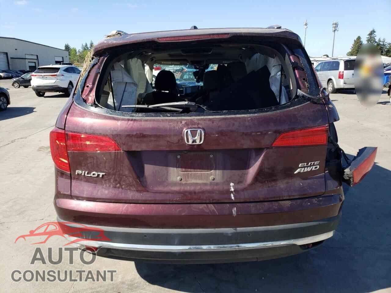 HONDA PILOT 2017 - 5FNYF6H09HB086883