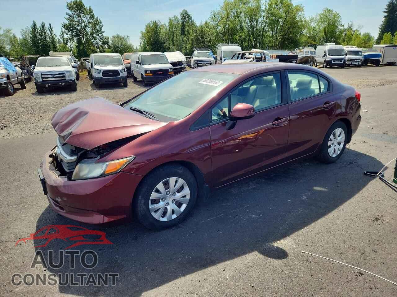 HONDA CIVIC 2012 - 2HGFB2F54CH585380