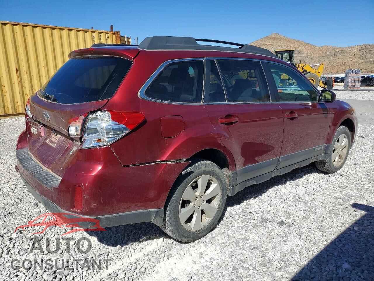 SUBARU OUTBACK 2011 - 4S4BRBCC4B3400656
