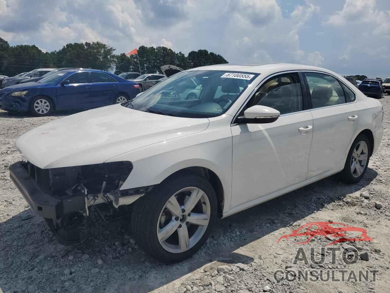 VOLKSWAGEN PASSAT 2012 - 1VWBH7A37CC096986
