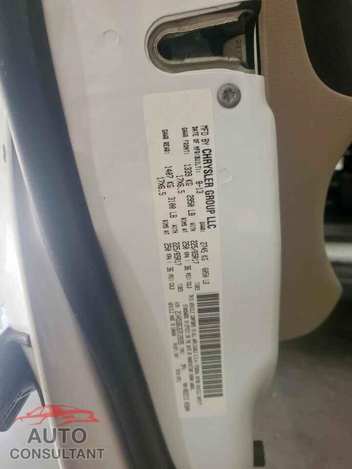 DODGE CARAVAN 2014 - 2C4RDGBG3ER129295