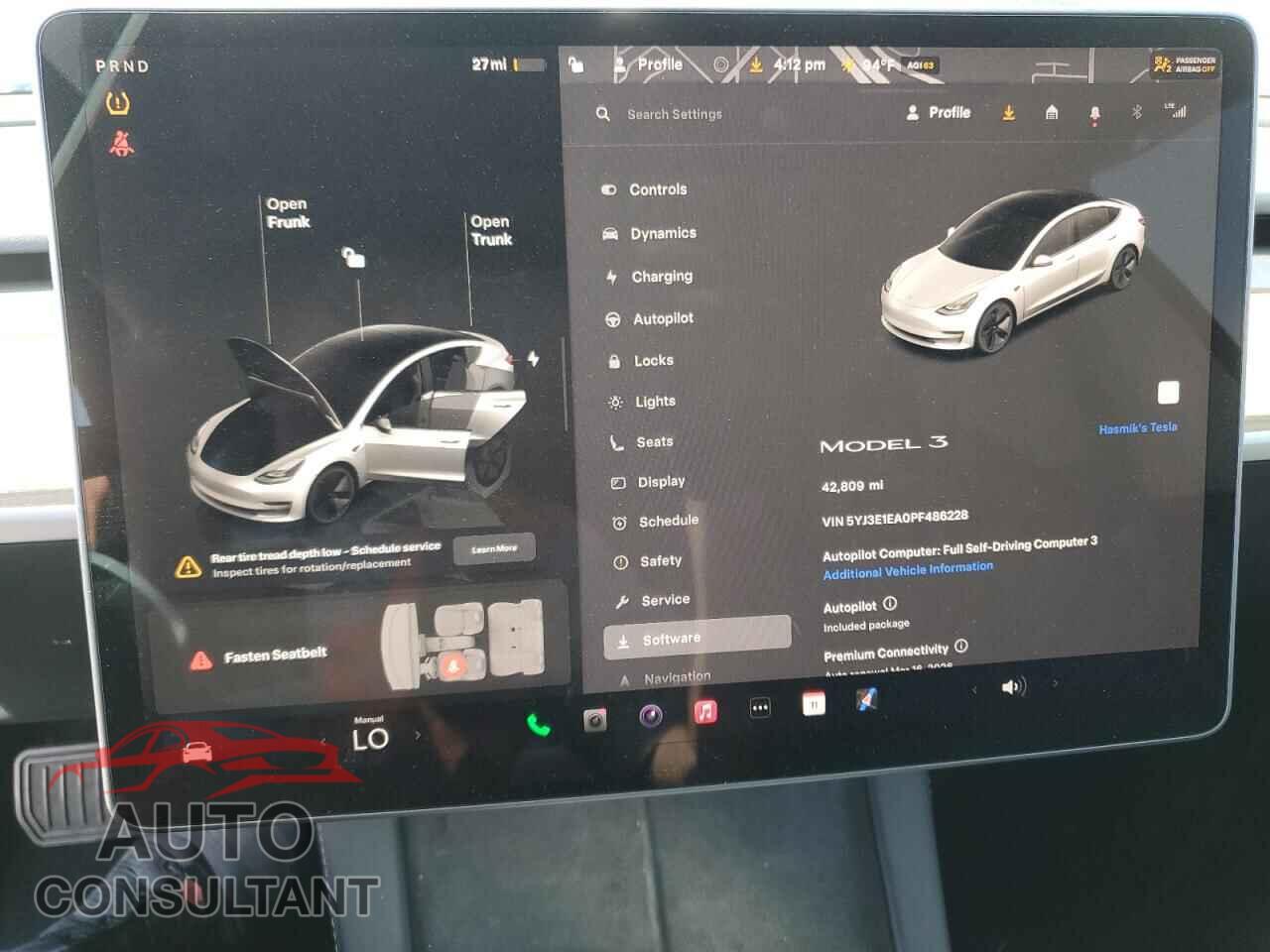 TESLA MODEL 3 2023 - 5YJ3E1EA0PF486228