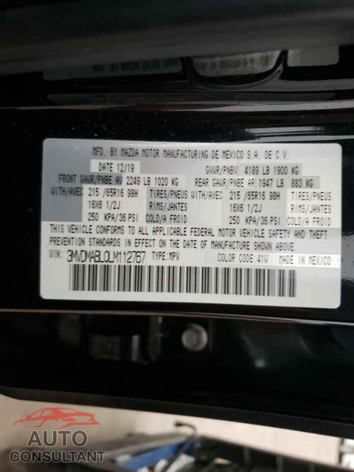 MAZDA CX30 2020 - 3MVDMABL0LM112767