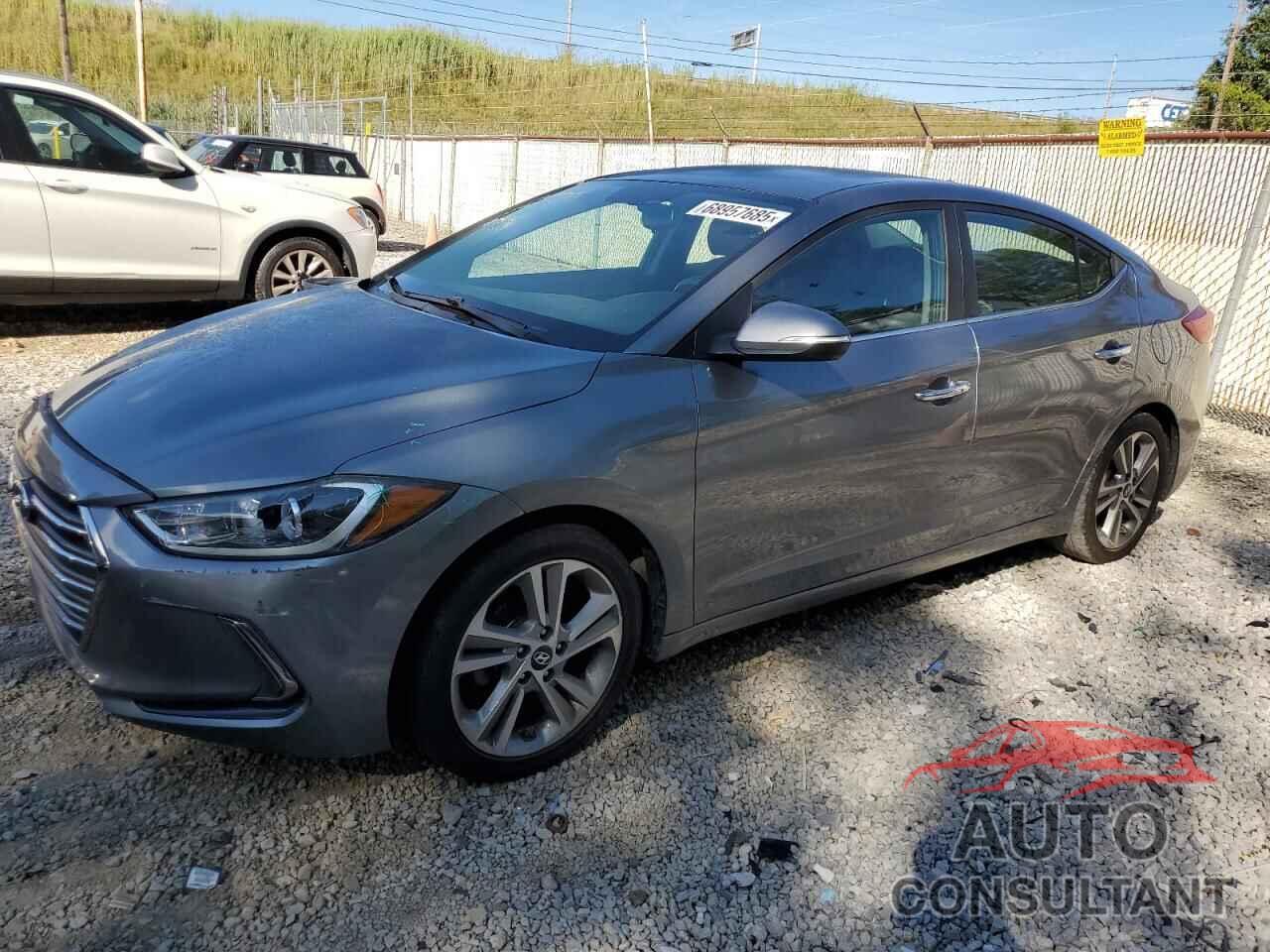 HYUNDAI ELANTRA 2017 - KMHD84LF2HU229426