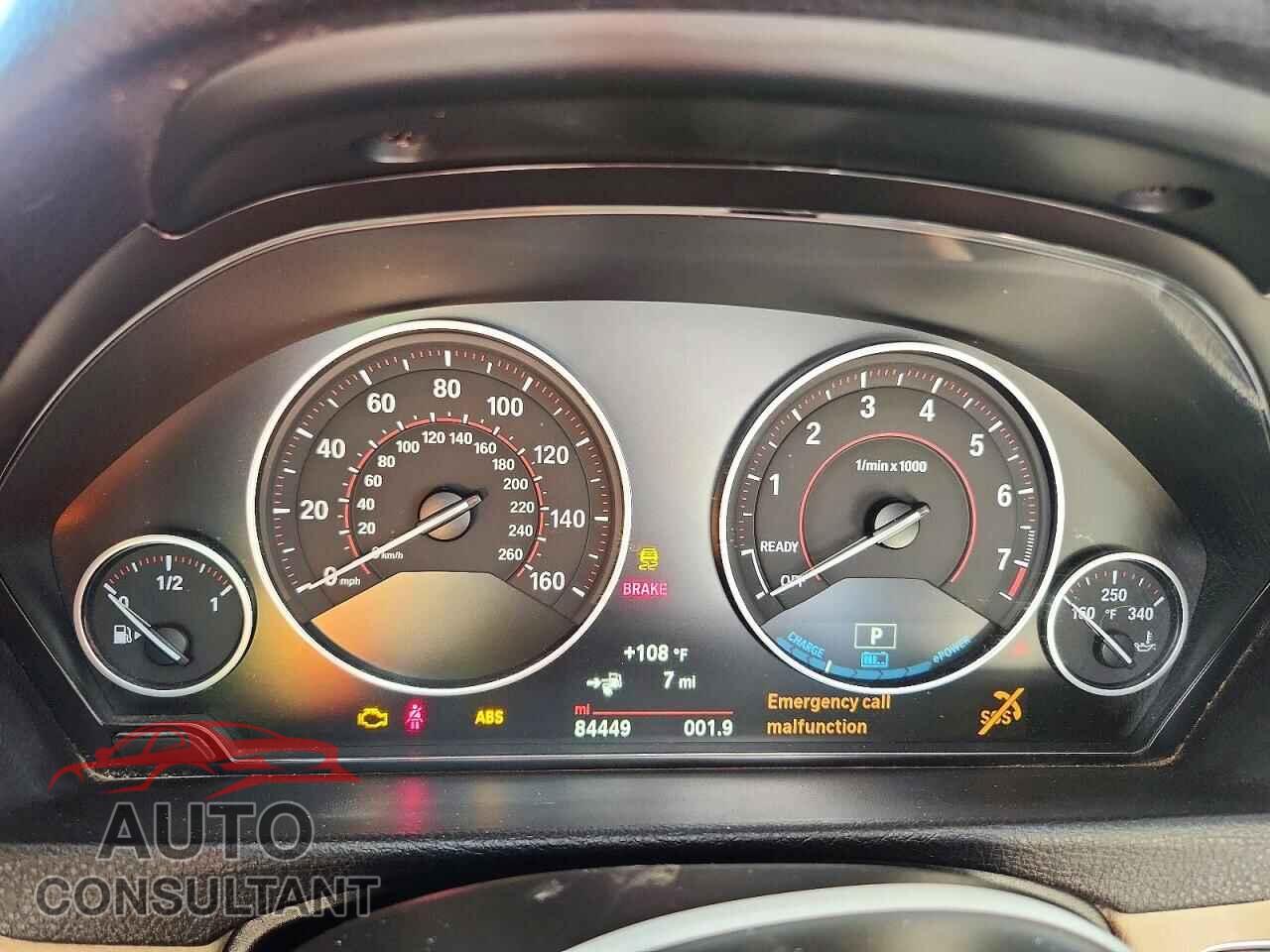 BMW 3 SERIES 2017 - WBA8E1C56HK480088