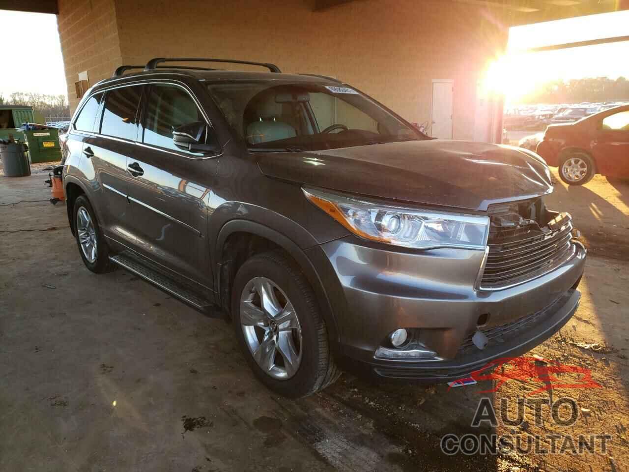 TOYOTA HIGHLANDER 2016 - 5TDDKRFH2GS294733