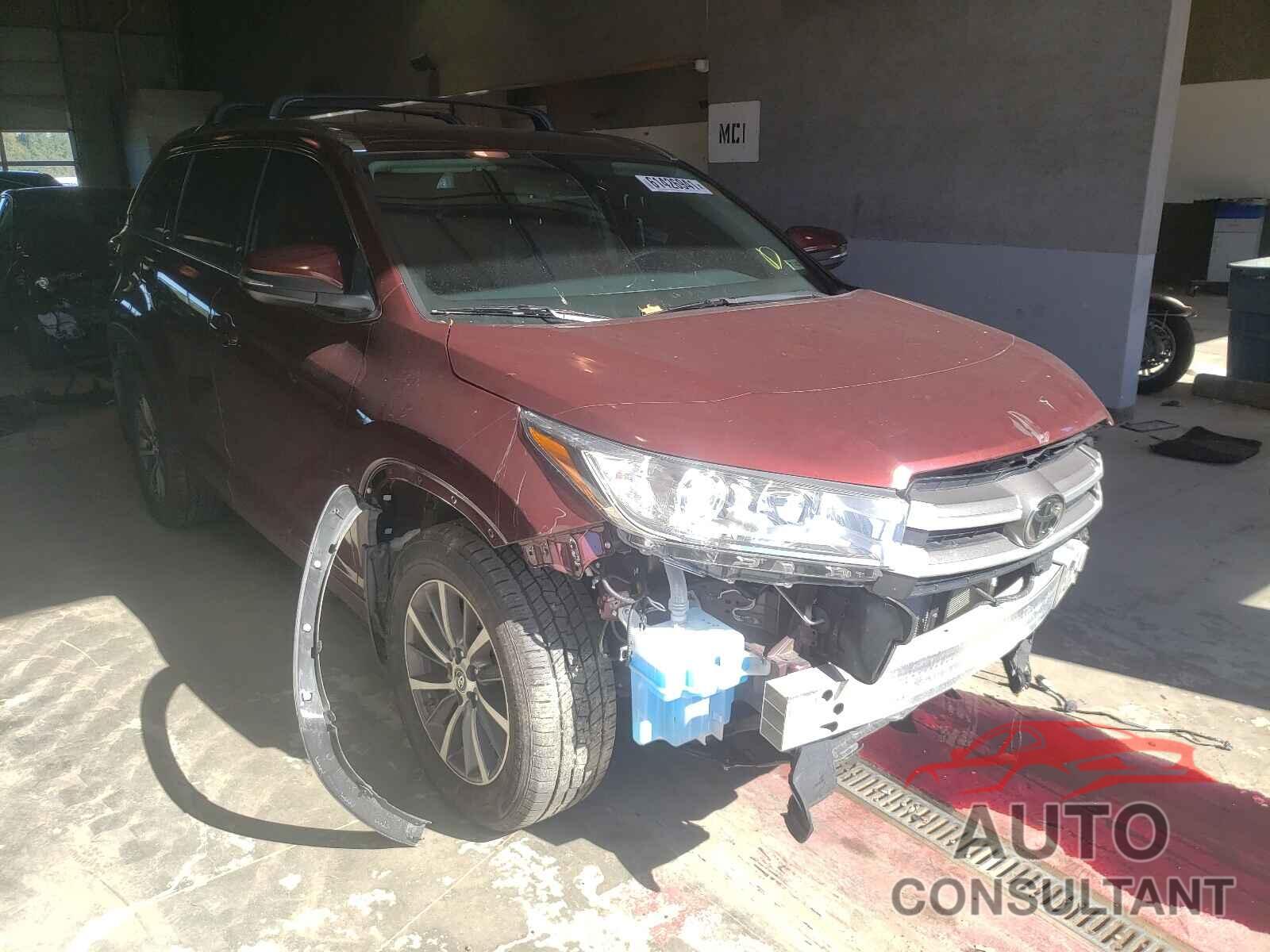 TOYOTA HIGHLANDER 2018 - 5TDJZRFH3JS886857