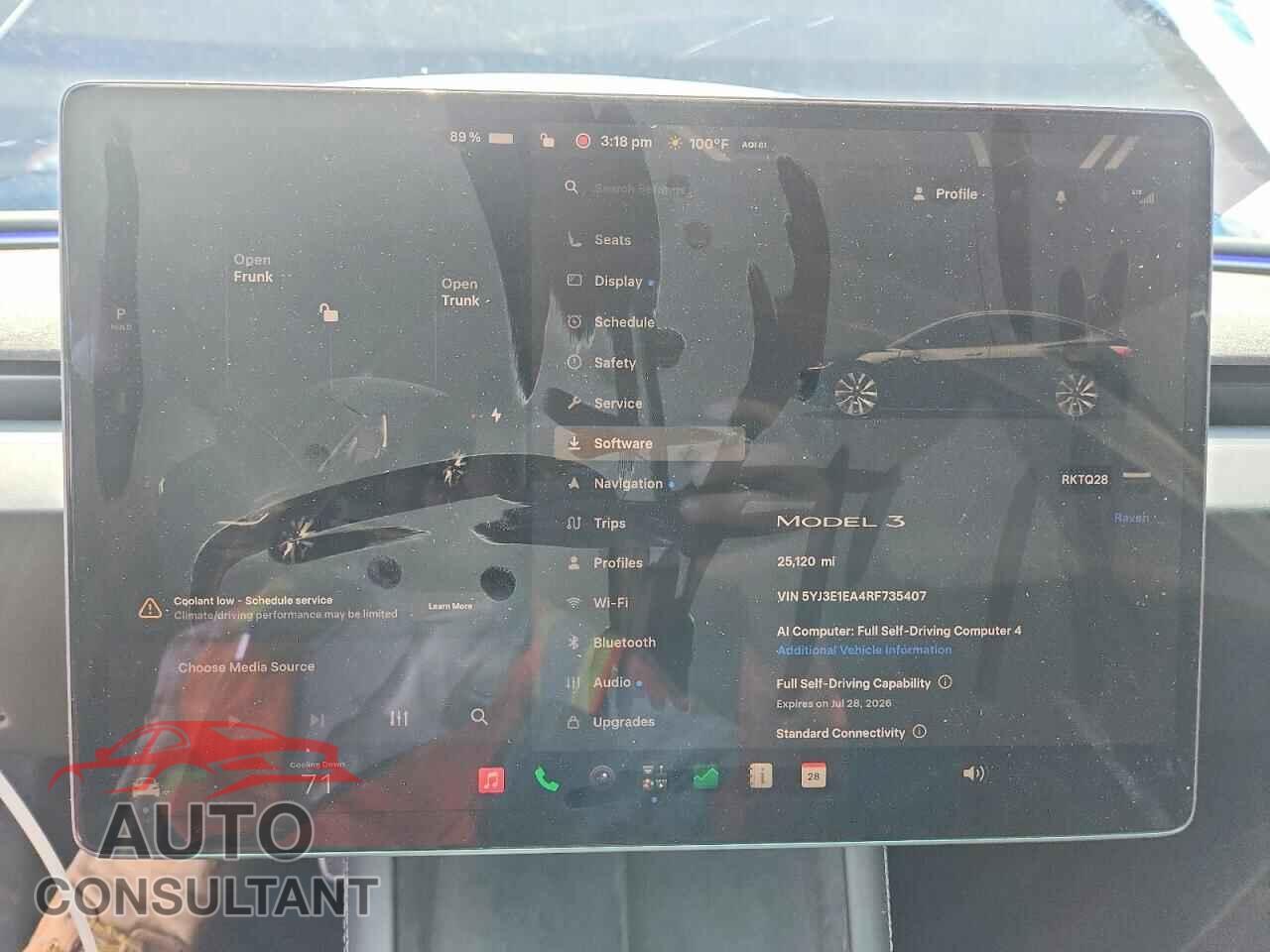 TESLA MODEL 3 2024 - 5YJ3E1EA4RF735407