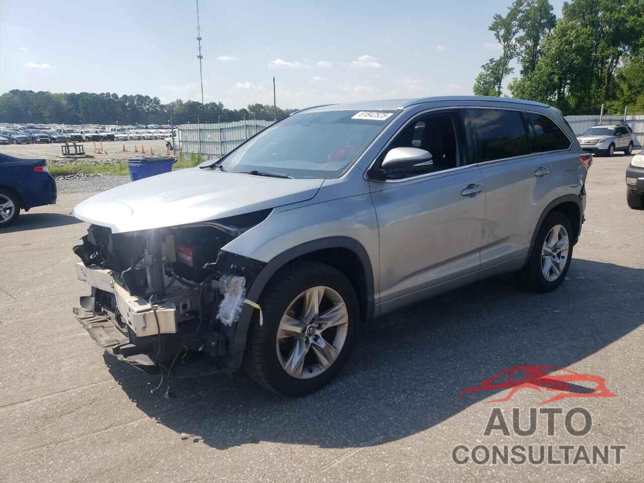 TOYOTA HIGHLANDER 2016 - 5TDYKRFH6GS161569