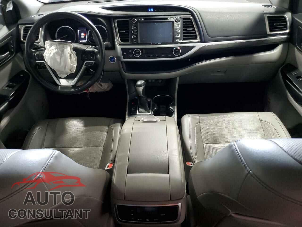 TOYOTA HIGHLANDER 2017 - 5TDDGRFH2HS025103
