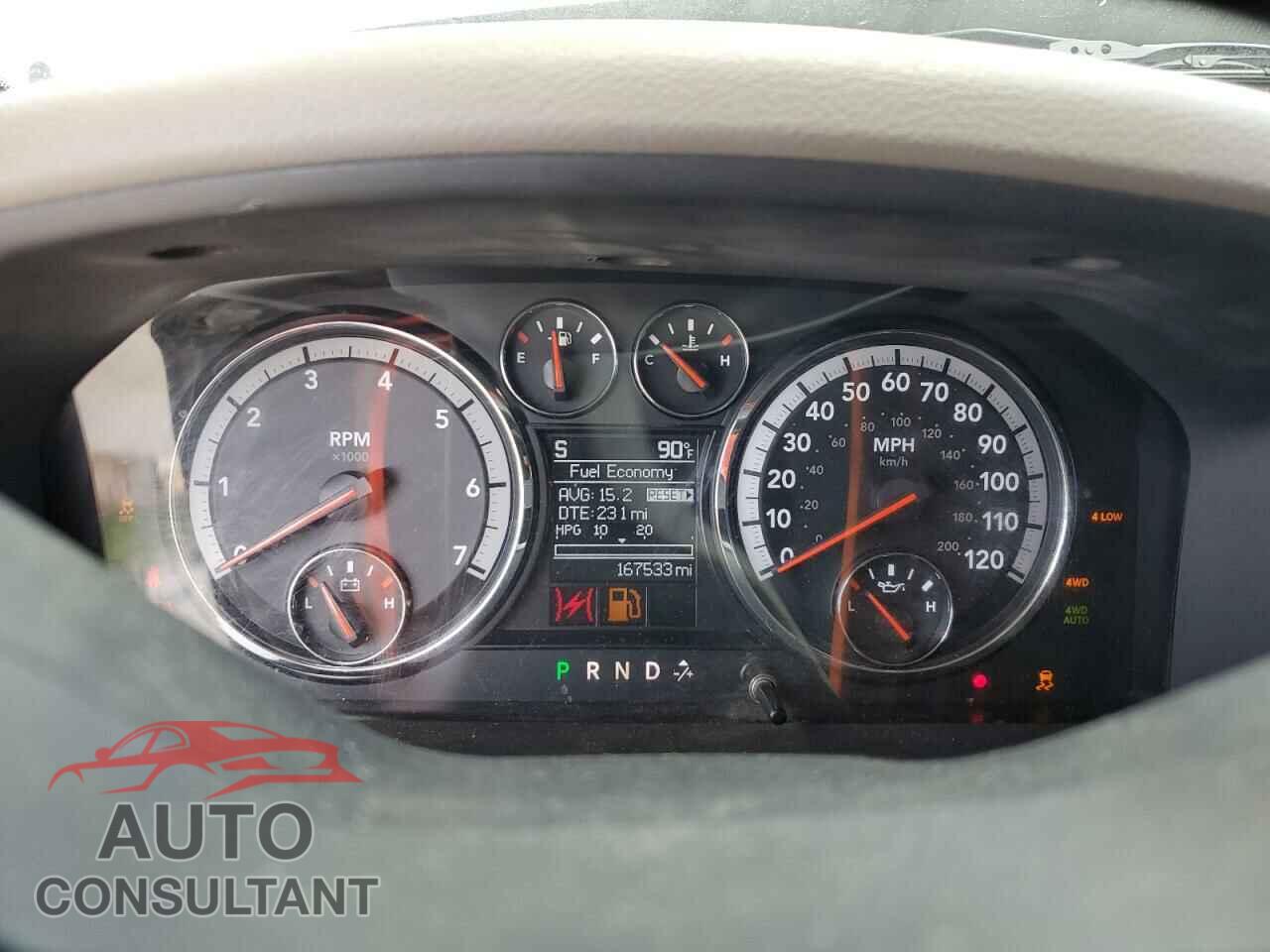 DODGE RAM 1500 2012 - 1C6RD7LT3CS295542