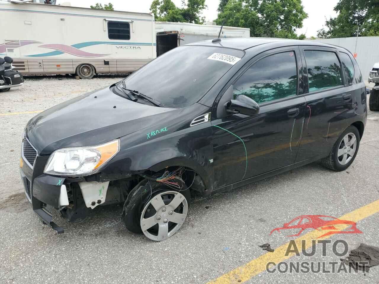 CHEVROLET AVEO 2009 - KL1TD66E19B646406