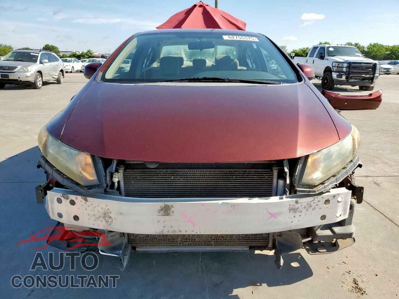 HONDA CIVIC 2012 - 19XFB2F58CE078685
