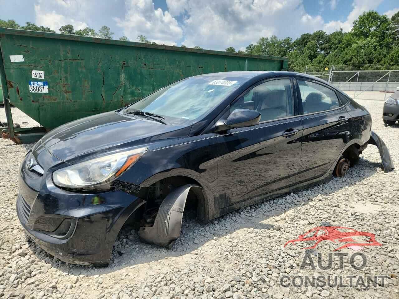 HYUNDAI ACCENT 2013 - KMHCU4AEXDU422838