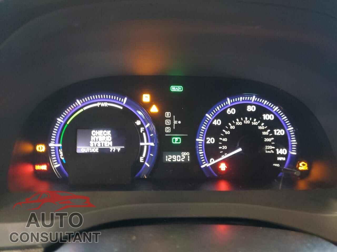 LEXUS HS 2010 - JTHBB1BA6A2015167
